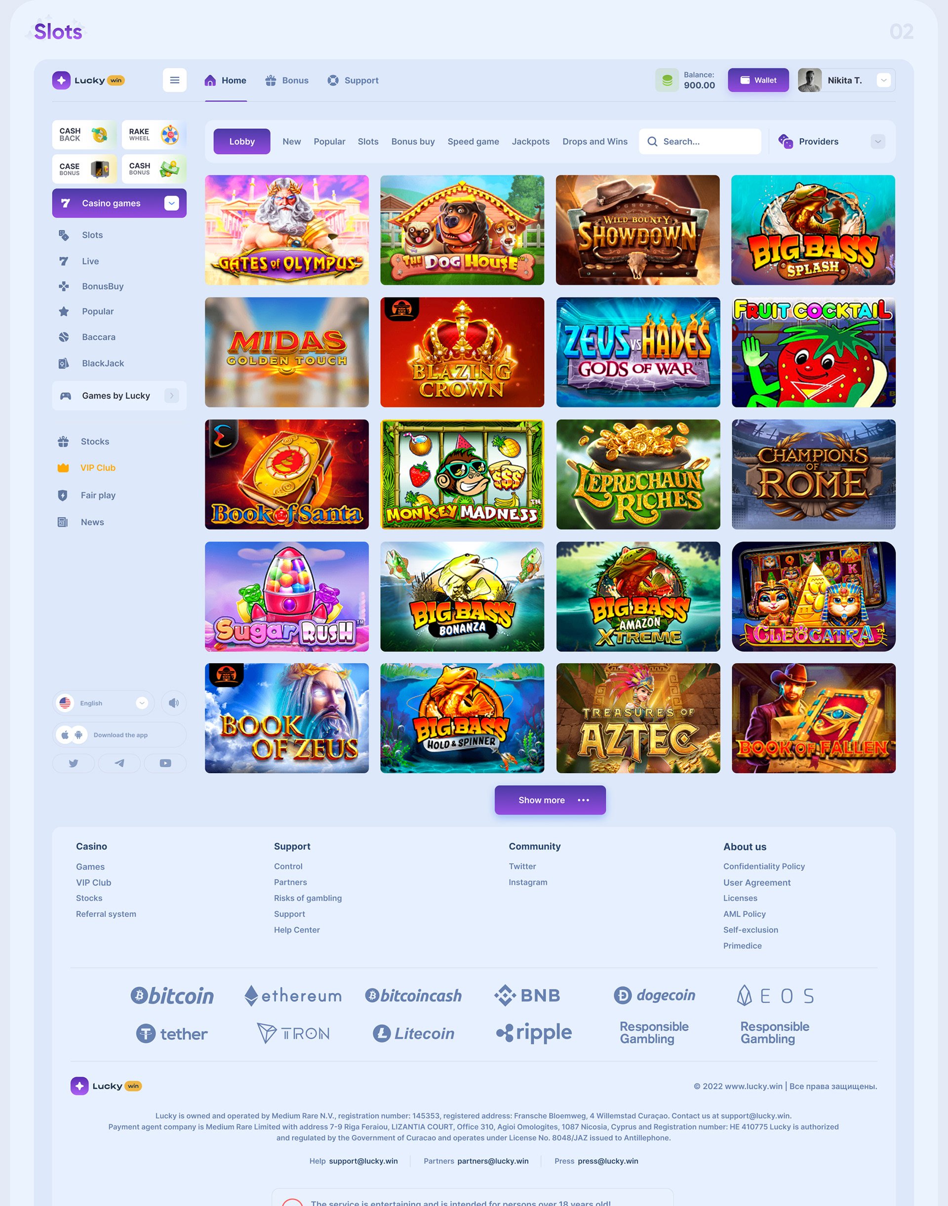 LuckyWin – Online Casino插图1