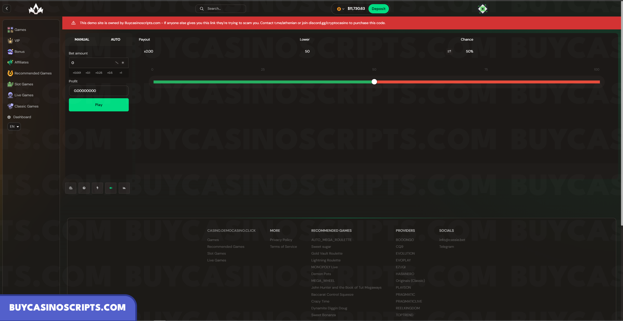 Revamped Classic Crypto Casino Source Code插图5