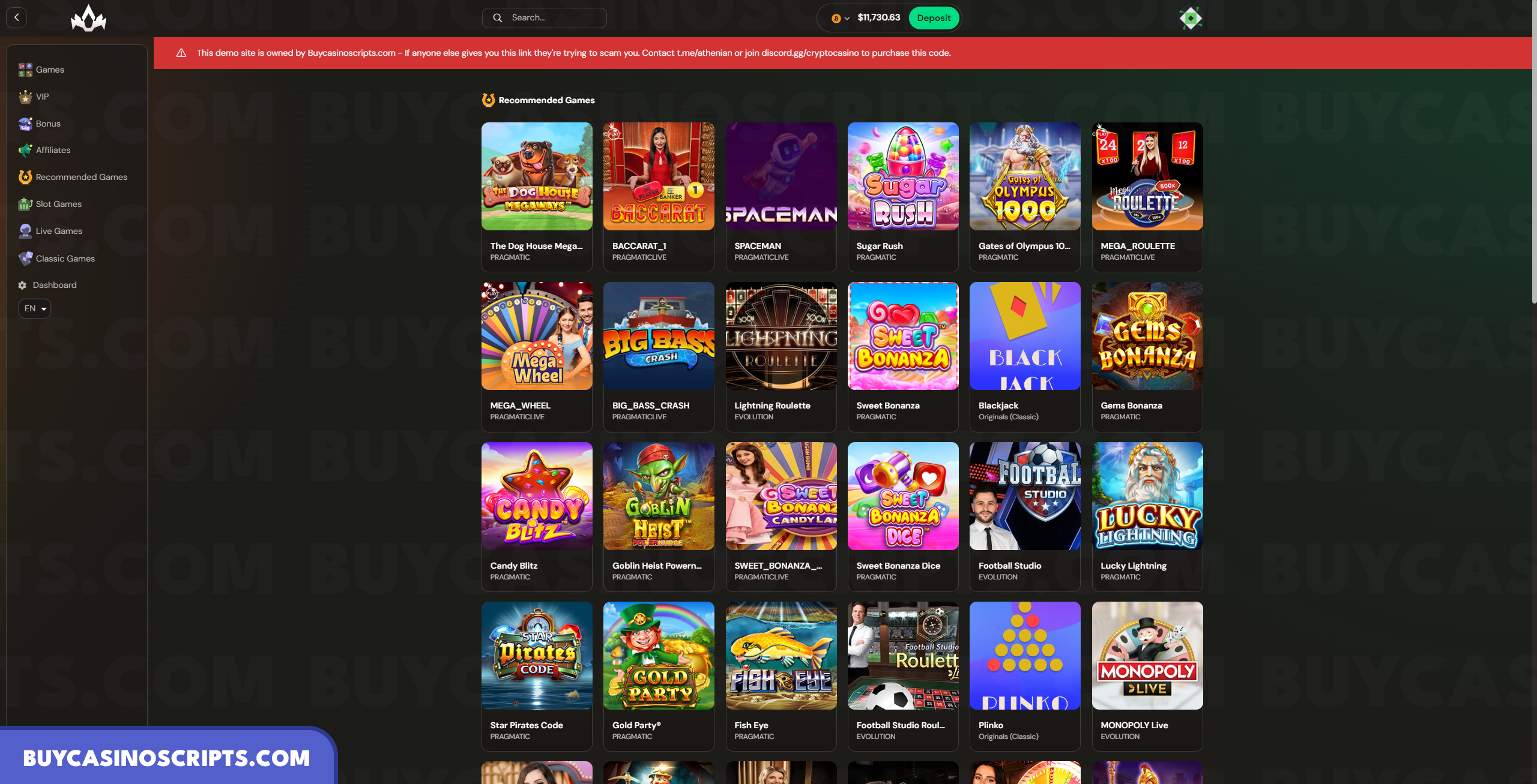 Revamped Classic Crypto Casino Source Code插图6