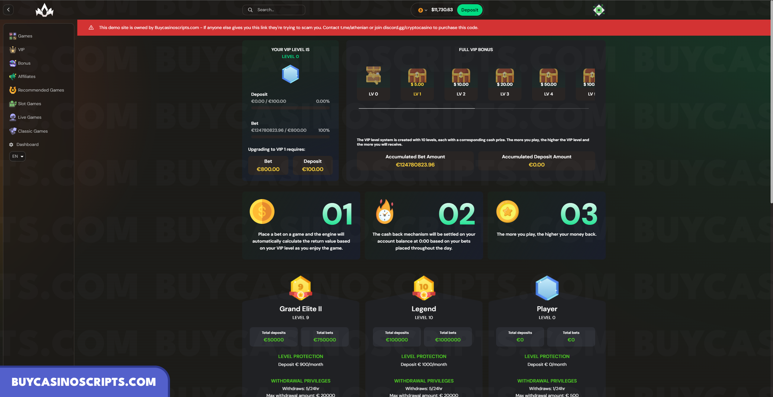 Revamped Classic Crypto Casino Source Code插图8