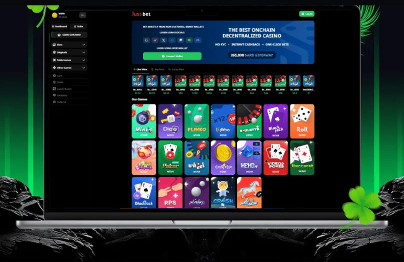 JustBet Online Casino Script