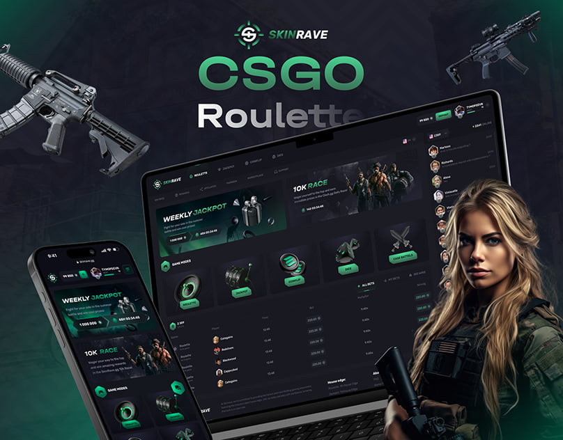 Skinrave – CSGO Roulett Gambling Site